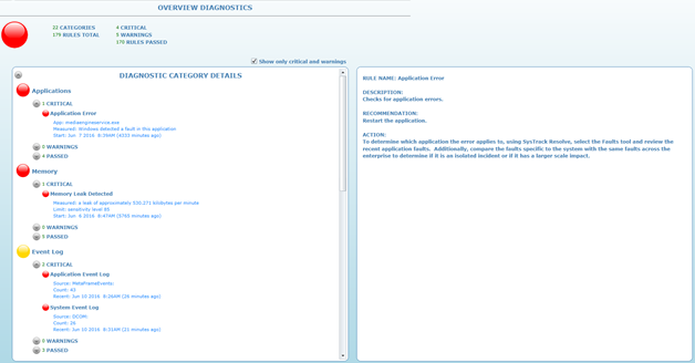 SysTrack Use Case: Investigating Problem Applications with SysTrack