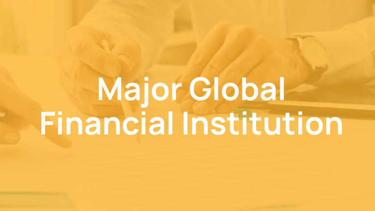 Major Global Financial Institution Feature Logo Image