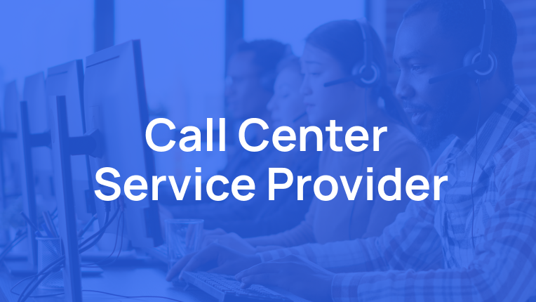 Call Center Service Feature Logo Image