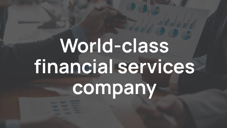 World-class Financial Services Feature Logo Image