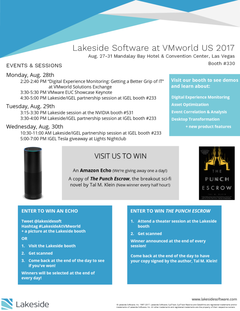 Lakeside auf der VMworld 2017
