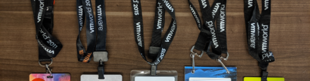 VMworld badges