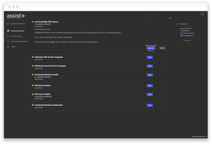 Einführung in das Citrix Health Assessment