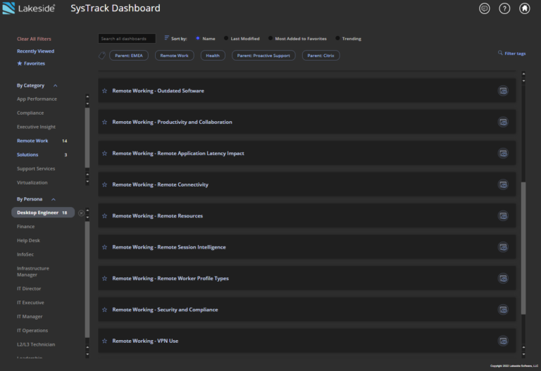 Digital Experience Cloud 10.1. Updates | Lakeside Software