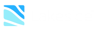 logo of Lakeside Software in white texts with transparent background